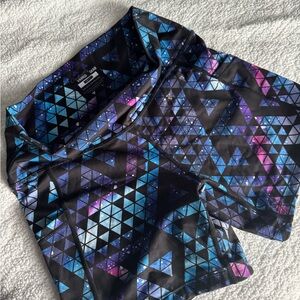 CVG Geometric Galaxy Print Shorts M 5”